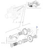 Koło zębate do skrzyni biegów w maszynach New Holland  TD TL Case Farmall JX 5125011 - 5118113