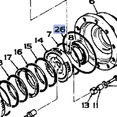 Oring  Uszczelniacz mostu carraro Case CS CVX150, CVX160, CVX170, CVX175, CVX195, New Holland