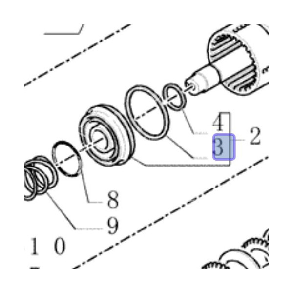 SKR2045 Pierścień uszczelniający