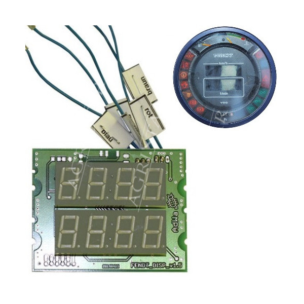 ELE5162 Wyświetlacz zegar Fendt licznik VDO Fendt 304 LS(A) Turbomatik, 305 306 307 308 LS(A) 309 LS(A) X833020003030