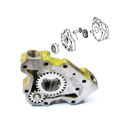 Mikropompa hydrauliczna skrzyni John Deere 1030, 1130, 1630, 1830, 2030, 2130 2440, 2640 1020, 1120, 2020, 2120 AR71383, AR96664