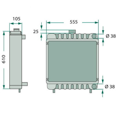 Chłodnica wody case, JX55, JX60, JX70, JX80, JX90,Chłodnica wody New Holland TDD,5093940, 5096063, 5096073, 84172100
