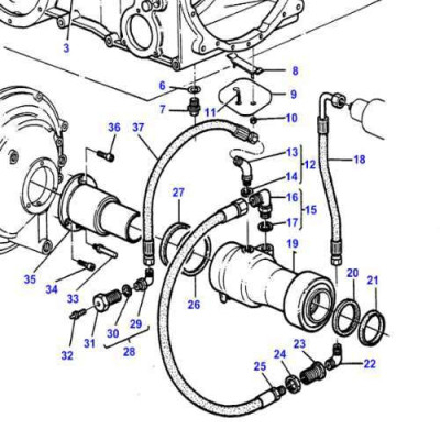 Uszczelniacze wyprzęgnika MASSEY FERGUSON 2620, 2625, 2640, 2645, 2675, 2680, 2685, 2720, 2725, 2745, 2775, 2805, 3630, 3635,