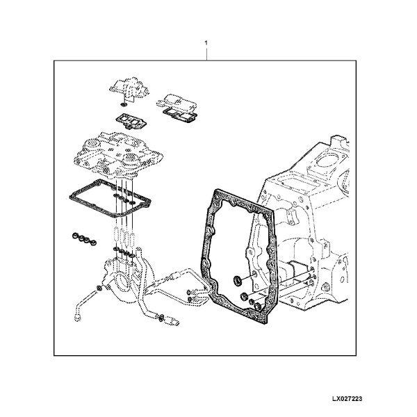 Uszczelki skrzyni pośredniej John Deere 2140 2440, 3140, 3640 1850, 1950, 2150, 2850, 2950, 3050 3650