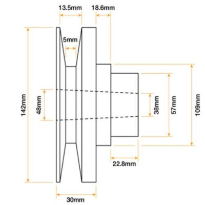Koło pasowe wału Koło pasowe wału John Deere
