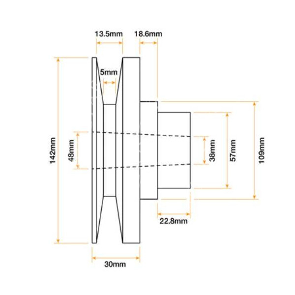 Koło pasowe wału Koło pasowe wału John Deere