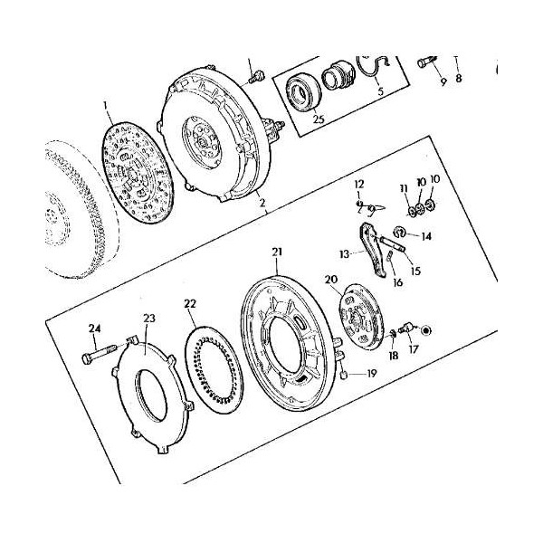 SPR2697 Sprężyna sprzęgła
