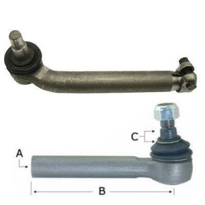 Końcówka kierownicza 320mm John Deere 2140, 3040, 3140 2750, 2950