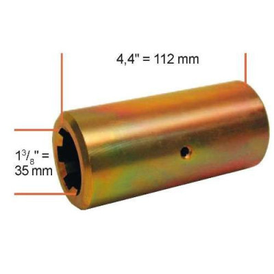 Łącznik wału kardana przedniego napędu Massey Ferguson 6110, 6120, 6130, 6140, 6150, 6160, 6170, 6180, 6190 3380056M2