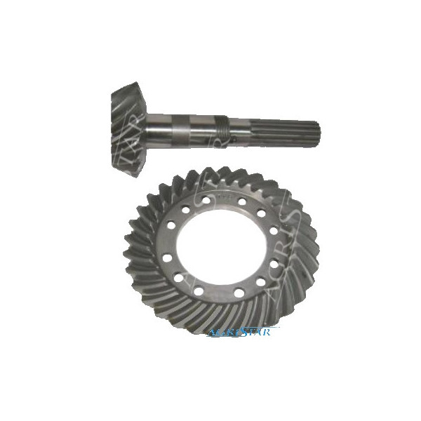 Wałek ataku+zębatka, atak Case 580K 580sk 065758, E49586