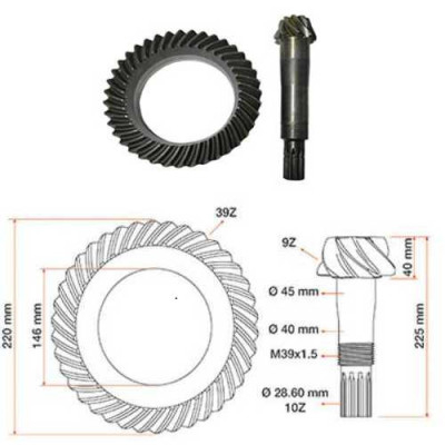 5110940 Atak new holland TD75D TD85D Fiat 80-66 80-90DT 70-90DT 80-66DT 70-66DT