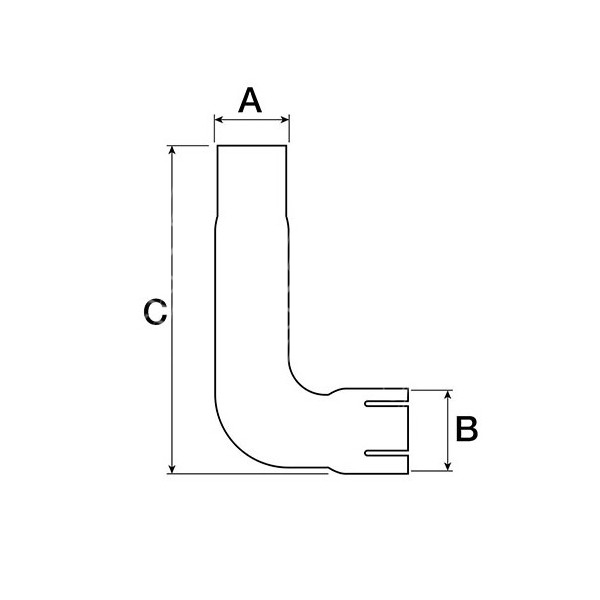 SPO3022 Tłumik, rura wydechowa John Deere:
6520, 6520SE, 6620, 6620SE, 6820, 6920,