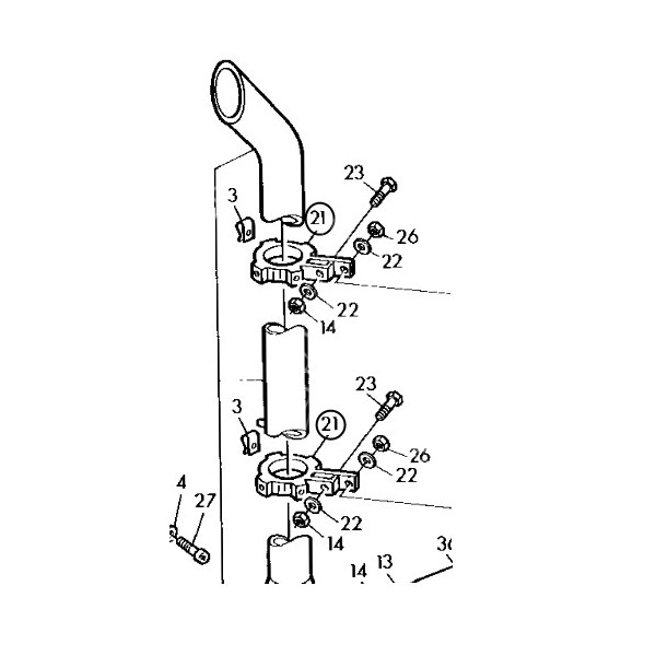 SPO3026 Zacisk tłumika
