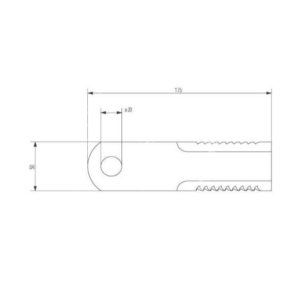 84068444 Nóż sieczkarni ruchomy 4mm   New Holland TC5040, TC5050, TC5060, TC5070, TC5080, TC54, TC56,  CX   LAVERDA: AL519, AL59