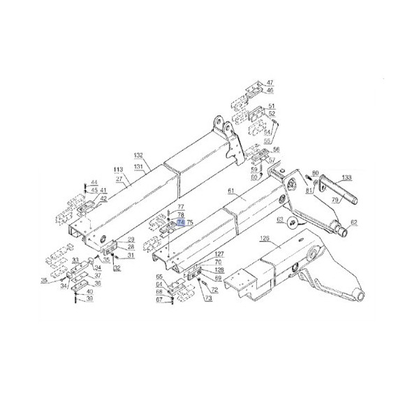 Ślizg ramienia New Holland
LM430,LM420,LM425,LM410,LM630,LM640 85806343