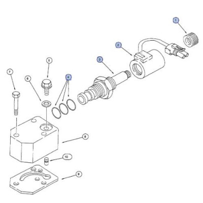 Elektrozawór załączania napędu na 4 koła 190432A1 87456901
