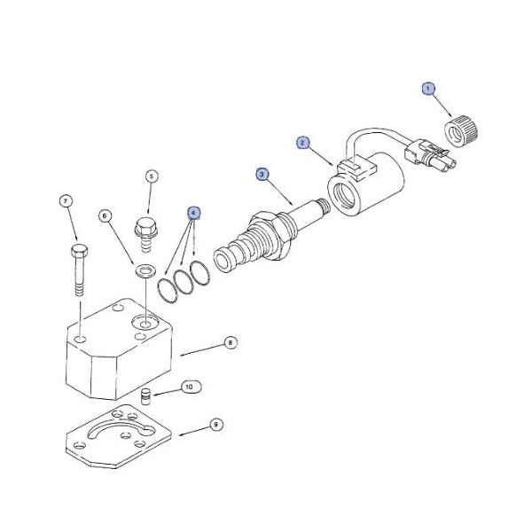 Elektrozawór załączania napędu na 4 koła 190432A1 87456901