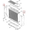 Chłodnica wody wodna silnika 234876A1 Case 580SLE 580SM 590sle cummins