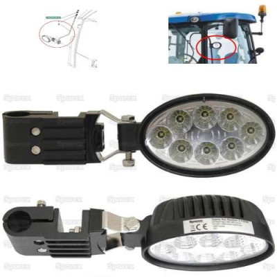 Lampa robocza halogen Led New Holland TM TS T6 T7 T8 Case Puma Case Maxxum Fendt Vario Farmer 87343392