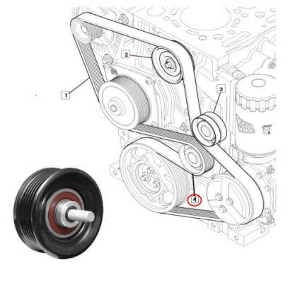 Rolka prowadząca JCB dolna 536-70, 530, 531-70
535, 535-60, 536-60, 536-70, 540, 541-70