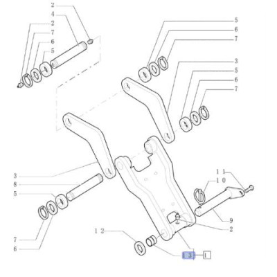 KOP7071Tulejka sworznia przedniej łyżki