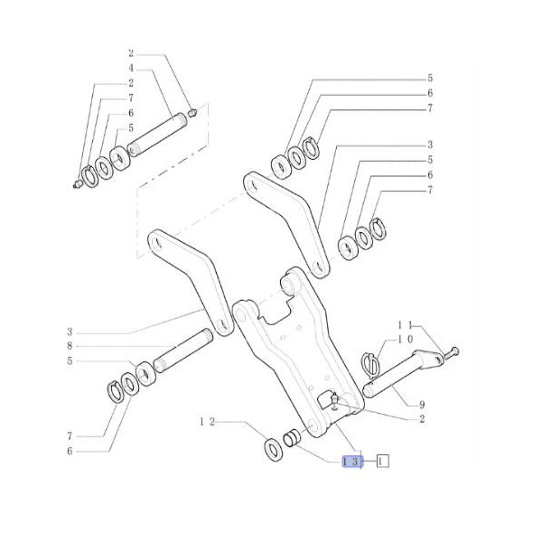 KOP7071Tulejka sworznia przedniej łyżki