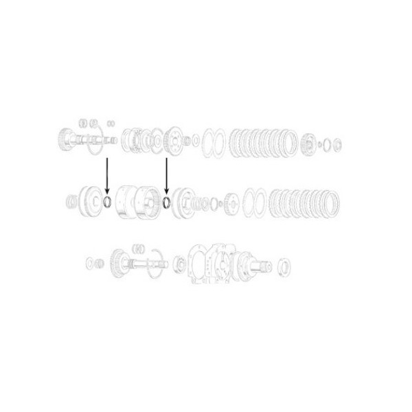 SKR7093 Oring kosza sprzęgłowego