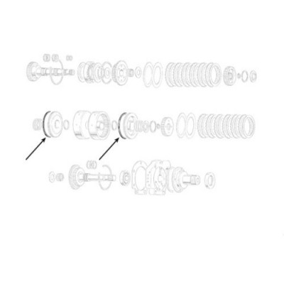 SKR7094 Oring kosza sprzęgłowego Massey Ferguson
40
50
50B
50B MKII
50E
50D