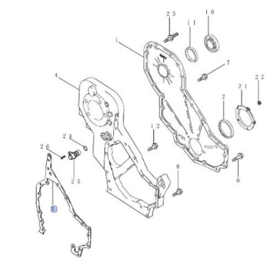 Uszczelka obudowy kół rozrządu Cummins Case
Magnum 225, 310
MX210, MX215, MX270, MX285
Steiger STX275