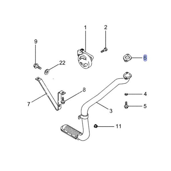 SUS7040 Uszczelka smoka oleju