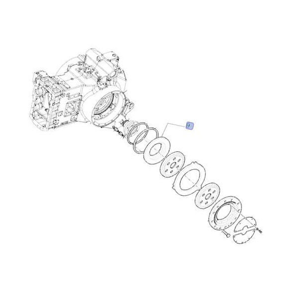 HAM7085 Tłok tłoczysko hamulca 5195093 New Holland