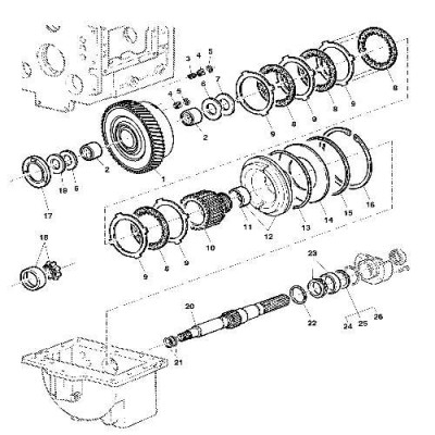SPR2705 Tarczka sprzęgła John Deere RE326611