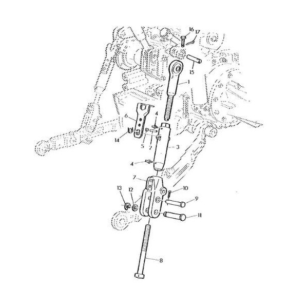 Główka podnośnika wieszaka ramion  John Deere 6800 6900 7330 8200 RE55238 RE64128 RE39700 R106308 R96295 R96272