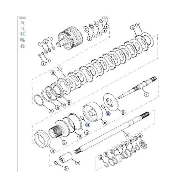 SKR2053 Oring kosza sprzęgłowego MFD
