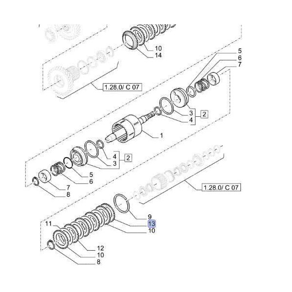SPR2706 Płytka skrzyni biegów Power Shift