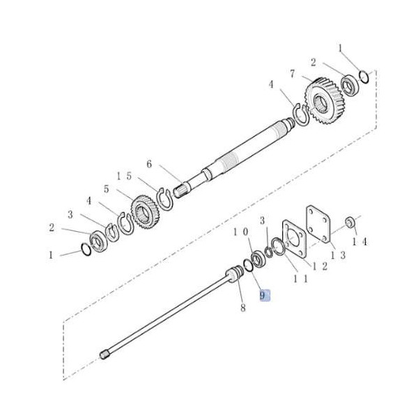 SKR7059 Pierścionek Tłoczka skrzyni