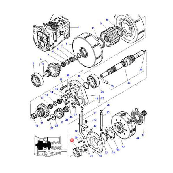 SKR2058 Pierścień kosza sprzęgłowego 25x31x2mm