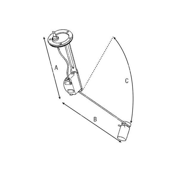 Czujnik poziomu paliwa 3388606M93 Massey Ferguson 3610, 3630, 3635, 3650 3655,