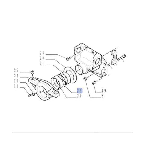PON2680 Oring zawieszenia osi