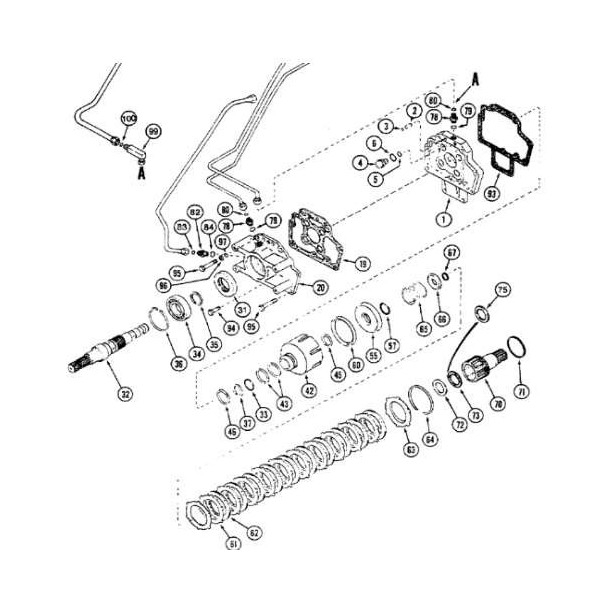 SKR4249 Uszczelniacz wałka przekaźnika Case: Magnum 7230 7240 7250, 7250 PRO 1349466C1, A140930, A182451