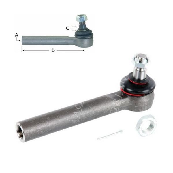 UKI1022 Końcówka kierownicza 207mm P