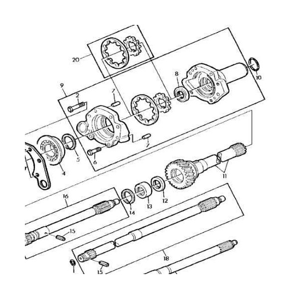 HYD1705 Uszczelniacz pompy hydraulicznej