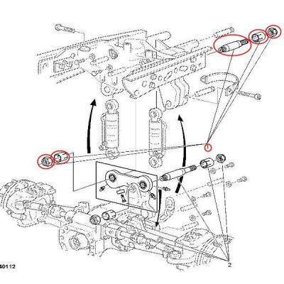 PON7039 Zestaw naprawczy górnego sworznia LTS