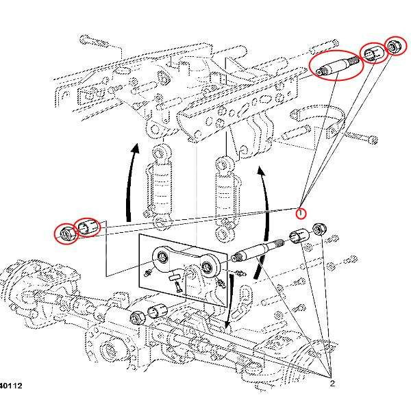 PON7039 Zestaw naprawczy górnego sworznia LTS