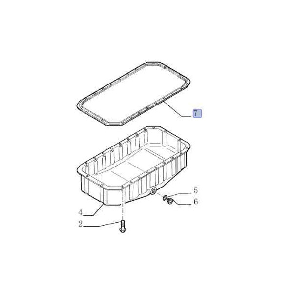 Uszczelka misy uszczelka misy case 580 sr 695 sm new holland lb 110 115 b lm 433 430 2852012 504069777