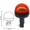 Lampa ostrzegwacza błuskowa LED, kogut 12/24V john deere case new holland fendt massey ferguson