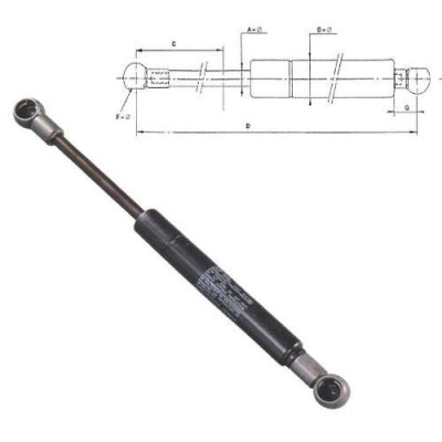 Siłownik, gazowy,drzwi, john,deere AL174358 5320, 5320N, 5420, 5420N, 5520, 5520N  6110R, 6115R, 6120R, 6125R 6130R 6140R 6150r