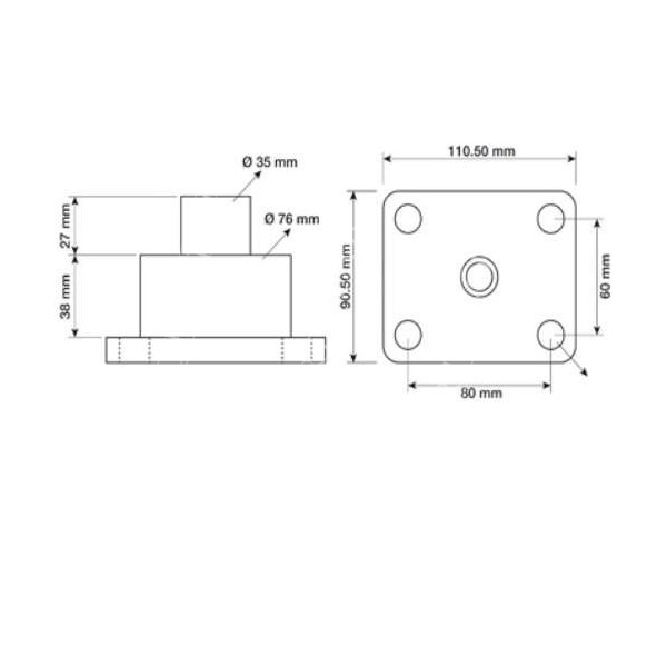 Czop Sworzeń zwrotnicy z łożyskiem John Deere AL172488 6620 6820, 6920 6830 6930 Valtra, Valmet n122 T132