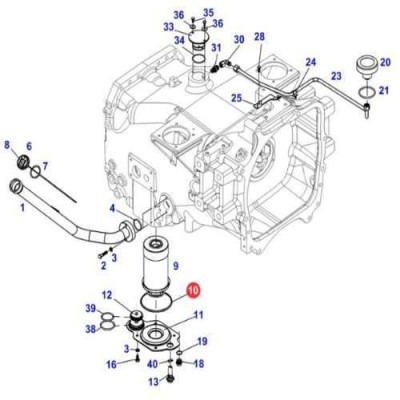 Oring filtra Fendt  Favorit 916, 918, 920, 924, 925, 926, 927 F339860060010 H931860061100