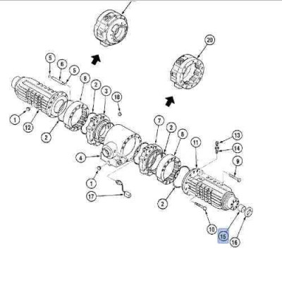PON1273 Antriebswellenbuchsengehäuse Volvo